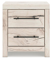 Lawroy Light Natural King Storage Bed, Dresser and Nightstand - B2310B39