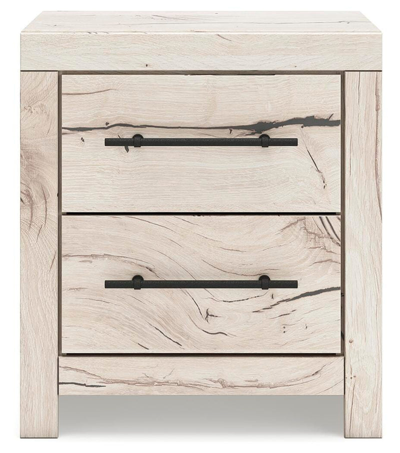 Lawroy Light Natural King Storage Bed, Dresser and Nightstand - B2310B39