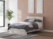 Lawroy Light Natural Queen Storage Bed, Dresser and Nightstand - B2310B38