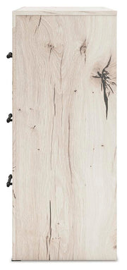 Lawroy Light Natural Queen Storage Bed, Dresser and Nightstand - B2310B38