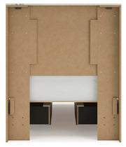 Lawroy Light Natural Twin Panel Bed with Storage - B2310B23