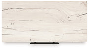 Lawroy Queen Panel Storage Bed with Mirrored Dresser, Chest and 2 Nightstands in Light Natural from Ashley - DMV Furniture