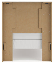 Lawroy Twin Panel Bed with Dresser and 2 Nightstands in Light Natural from Ashley - DMV Furniture