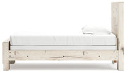 Lawroy Twin Panel Bed with Dresser and 2 Nightstands in Light Natural from Ashley - DMV Furniture