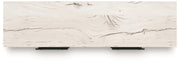 Lawroy Twin Panel Bed with Dresser and 2 Nightstands in Light Natural from Ashley - DMV Furniture