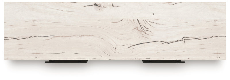 Lawroy Twin Panel Bed with Dresser and 2 Nightstands in Light Natural from Ashley - DMV Furniture