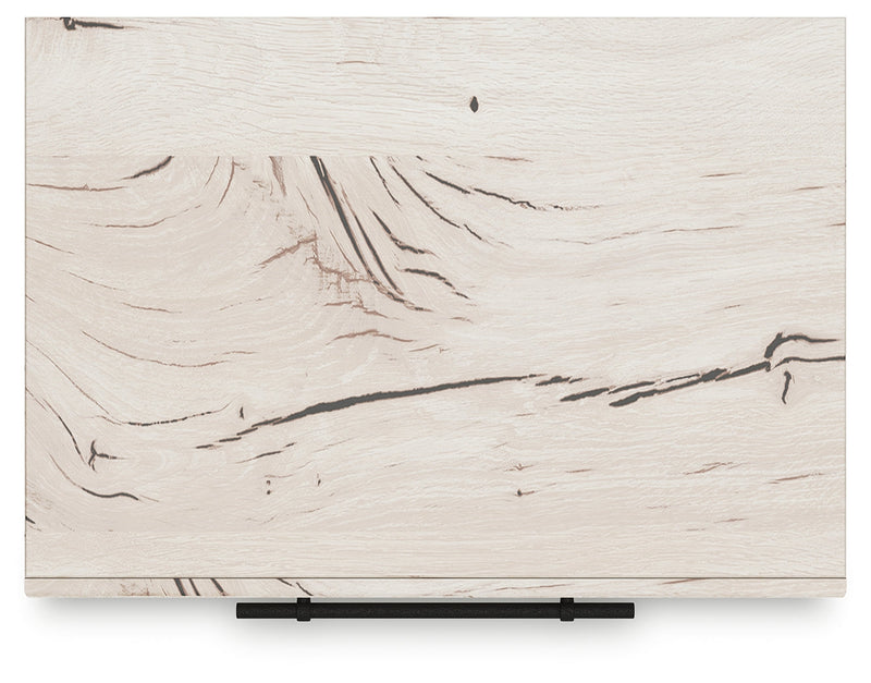Lawroy Twin Panel Bed with Dresser and 2 Nightstands in Light Natural from Ashley - DMV Furniture