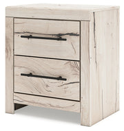 Lawroy Twin Panel Bed with Dresser and 2 Nightstands in Light Natural from Ashley - DMV Furniture