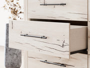 Lawroy Twin Panel Bed with Dresser and 2 Nightstands in Light Natural from Ashley - DMV Furniture