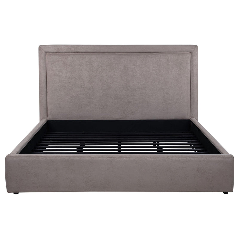 Lawson 54-inch Upholstered Eastern King Platform Bed Mushroom - 315835MKE