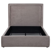 Lawson 54-inch Upholstered Full Panel Platform Bed Mushroom - 315835MF