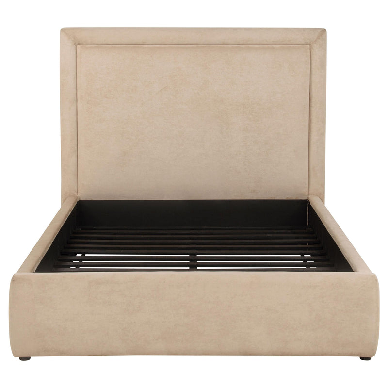 Lawson 54-inch Upholstered Full Platform Bed Light Saddle - 315835LF