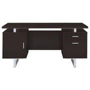 Lawtey 60-inch 2-drawer Office Computer Desk Cappuccino - 801521