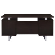 Lawtey 60-inch 2-drawer Office Computer Desk Cappuccino - 801521