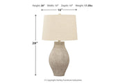 Layal Black Table Lamp - L235634 - DMV Furniture