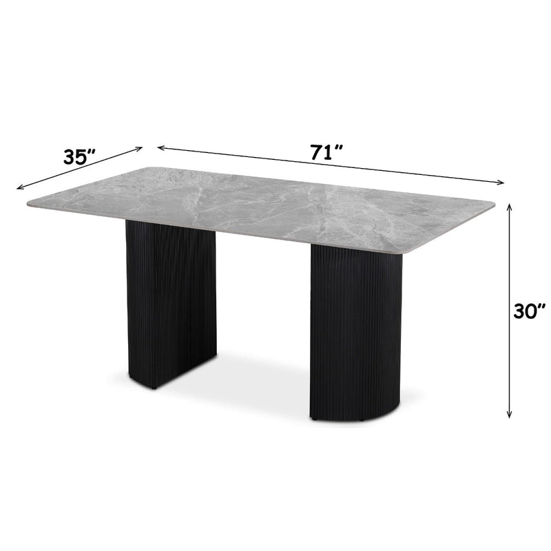 Leander Dining Table w/Ceramic Top - DN05545