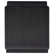 Leandro 1-drawer Wood Occasional Side End Table Burnished Black - 704637