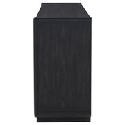 Leandro 2-drawer Dining Sideboard Server Burnished Black - 115395