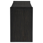 Leandro 2-drawer Home Office Writing Desk Burnished Black - 800790