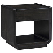 Leandro 2-piece Wood Coffee and End Table Set Burnished Black - 704638-S2