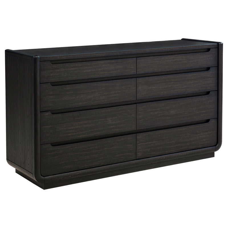 Leandro 5-piece Queen Bedroom Set Burnished Black - 222491Q-S5