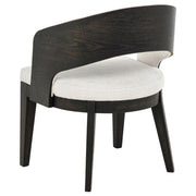 Leandro 5-piece Round Dining Table Set Burnished Black - 115390-S5A