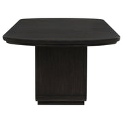 Leandro 78-inch Extension Dining Room Table Burnished Black - 115391