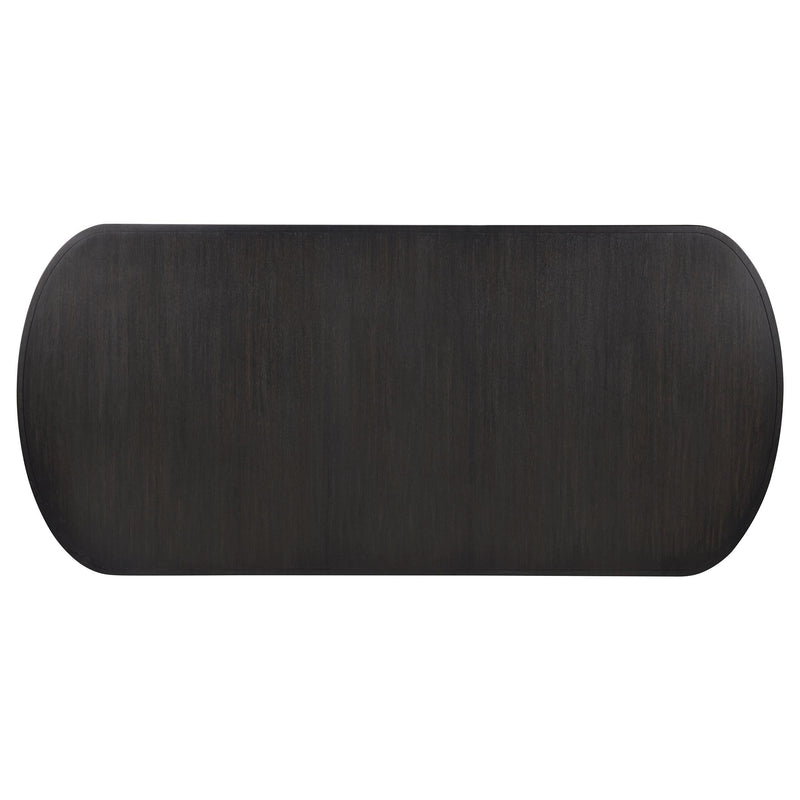 Leandro 78-inch Extension Dining Room Table Burnished Black - 115391