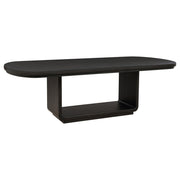 Leandro 9-piece Rectangular Dining Table Set Burnished Black - 115391-S9