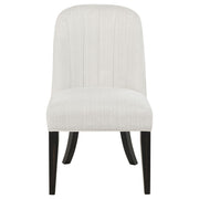 Leandro Upholstered Dining Side Chair Cream (Set of 2) - 115392
