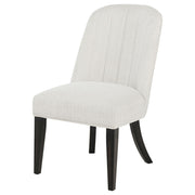Leandro Upholstered Dining Side Chair Cream (Set of 2) - 115392