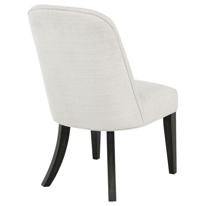 Leandro Upholstered Dining Side Chair Cream (Set of 2) - 115392