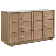 Leanne 5-piece Queen Bedroom Set Light Oak - 223131Q-S5