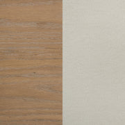 Leanne Queen LED Panel Bed Off White and Light Oak - 223131Q