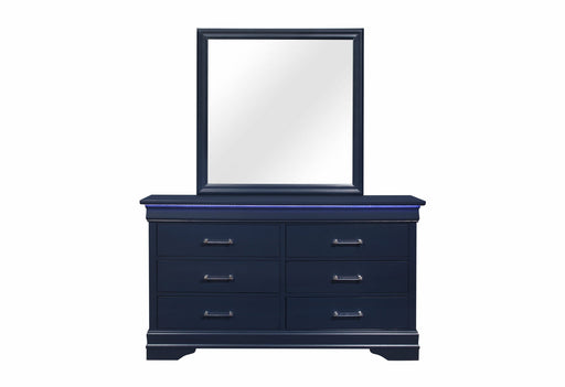 Charlie Blue Dresser With Led - CHARLIE-BLUE-DR W/LED