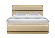 Genesis Gold Queen Bed With Led - GENESIS-GOLD-QB W/LED