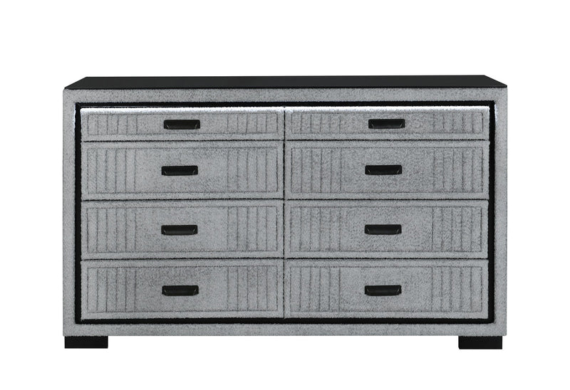 Isabella Grey Dresser With Led - ISABELLA-GREY-DR W/ LED