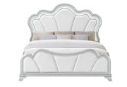 Aria Silver Queen Bed With Led - ARIA-SILVER-QB W/LED