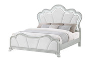Aria Silver Queen Bed With Led - ARIA-SILVER-QB W/LED