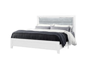 Luccia White Queen Bed With Led - LUCCIA-WHITE-QB W/LED