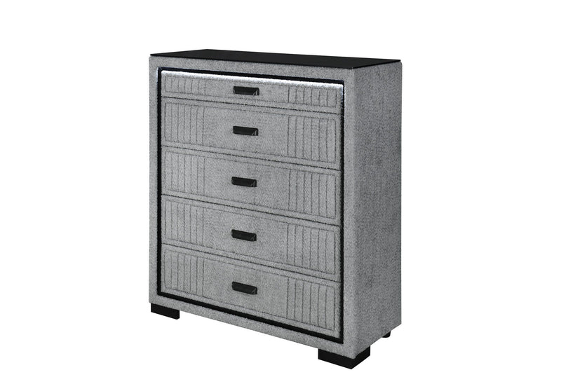 Isabella Grey Chest With Led - ISABELLA-GREY-CH W/ LED