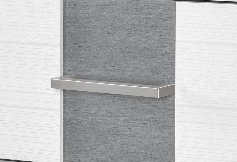 Optimus Wht Full Bed Group - OPTIMUS-WHT/GRY-FBG W/LED