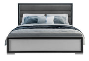 Amelia Grey Black King Bed Group W/Led - AMELIA-GREY/BLACK-KBG W/LED