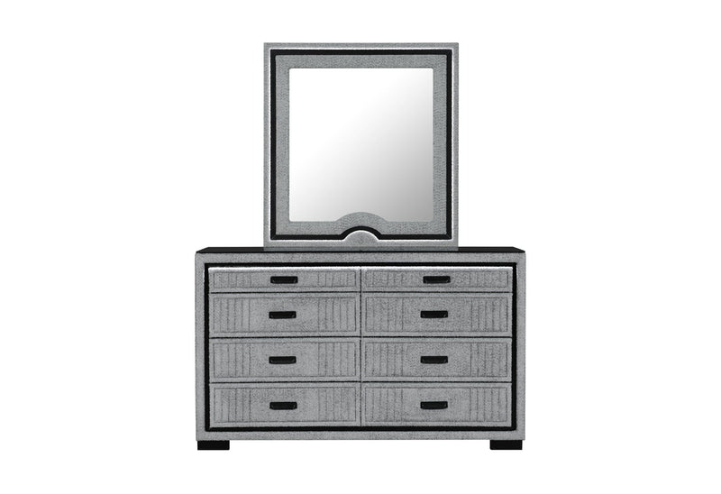 Isabella Grey Dresser With Led - ISABELLA-GREY-DR W/ LED