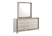 Zambrano White Mirror With Led - ZAMBRANO-WHT-MR W/ LED - DMV Furniture