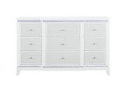 Alina White Dresser With Led - ALINA-WHITE-DR W/ LED-N
