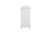 Alina White Dresser With Led - ALINA-WHITE-DR W/ LED-N