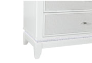 Alina White Dresser With Led - ALINA-WHITE-DR W/ LED-N