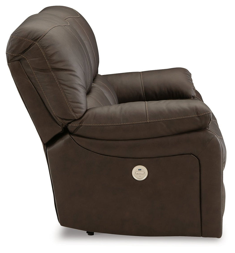Leesworth Power Reclining Loveseat - DMV FurniturePower Reclining Loveseat
