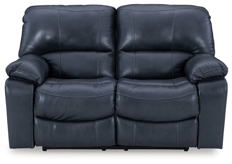 Leesworth Sofa, Loveseat and Recliner in Ocean - PKG016543